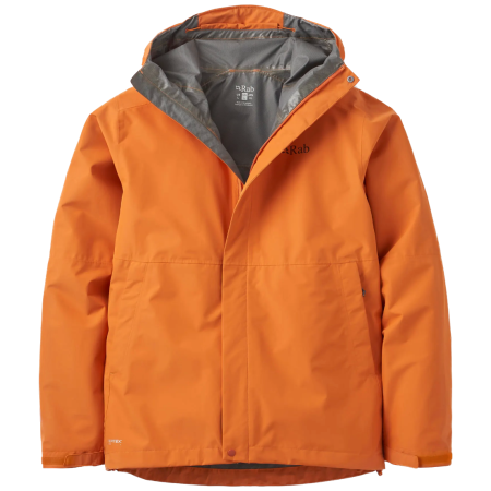 Veste homme Rab Downpour Jacket orange