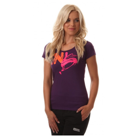 T-shirt femme Nordblanc Painted violet Fov