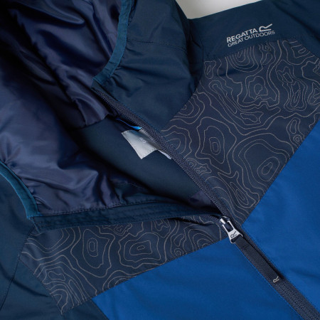 Veste d'hiver enfants Regatta Illuma Reflective Jacket Navy/Aviator Blue
