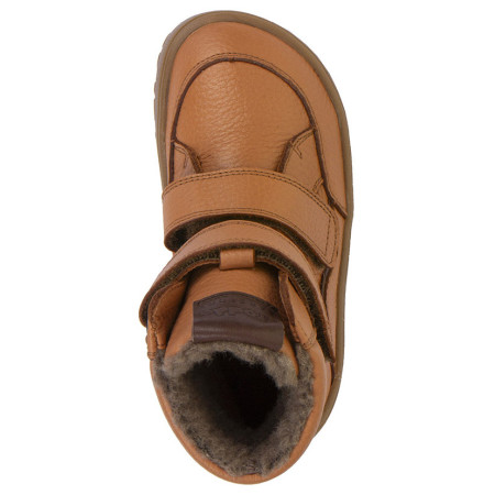 Bottes d'hiver enfant Frodo Barefoot Tex Winter Cognac