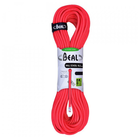 Corde d'escalade Beal Wall School 10,2 mm (30 m) rouge red