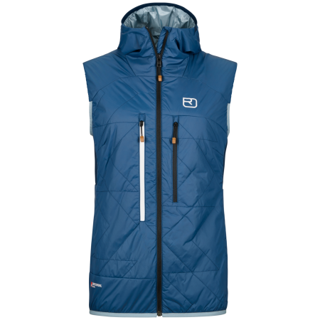 Gilet femme Ortovox Swisswool Piz Boe Vest W bleu Sea Surface