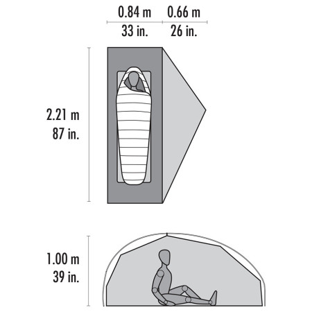 Tente de randonnée MSR FreeLite 1