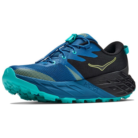 Chaussures enfant Hoka Speedgoat 7 Big Kids Black/Night Glow Blue