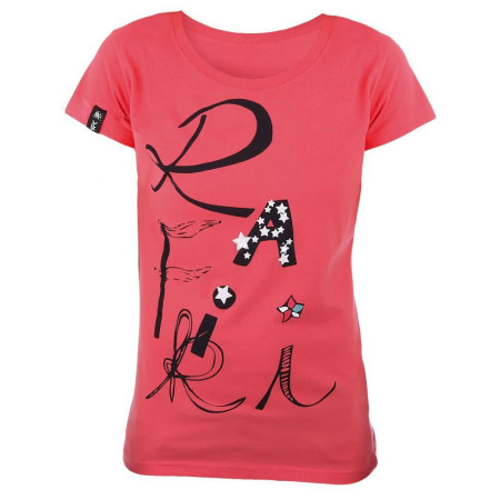 T-shirt femme Rafiki Dirt rouge CalypsoColar
