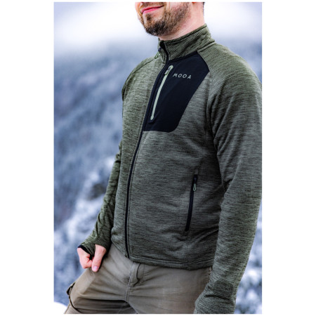 Sweat-shirt homme MOOA Nyore Grid 220