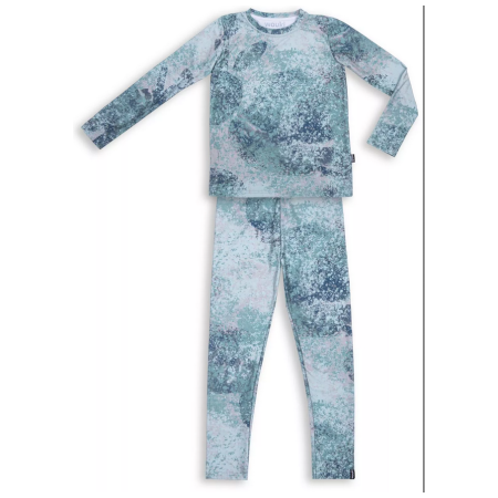 Pantalon enfant Wouki Aiki Green marble
