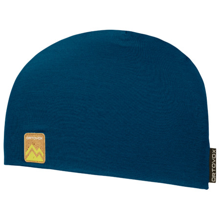 Bonnet Ortovox 140 Cool Beanie bleue Petrol Blue