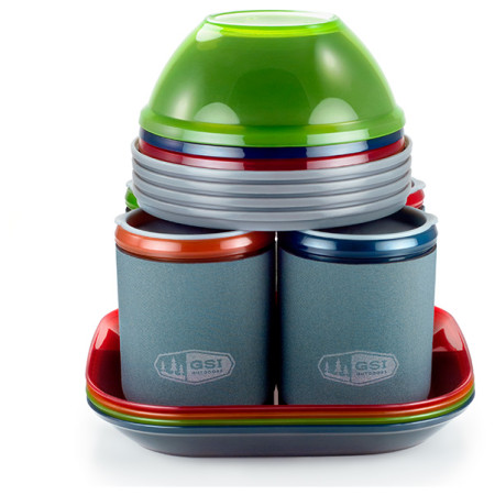 Set de vaisselle GSI Outdoors Infinity 4 Person Deluxe Table