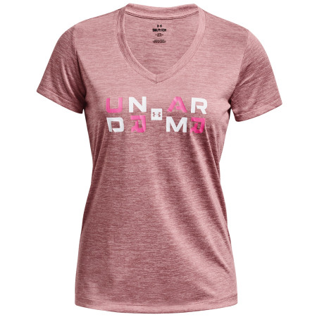 T-shirt femme Under Armour Tech Twist Graphic SSV rose Pink Elixir / Pink Sugar / Rebel Pink