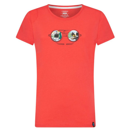 T-shirt femme La Sportiva View T-Shirt W rouge Hibiscus