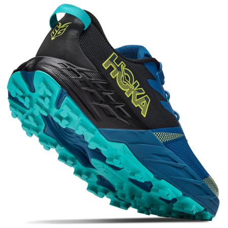 Chaussures enfant Hoka Speedgoat 7 Big Kids Black/Night Glow Blue