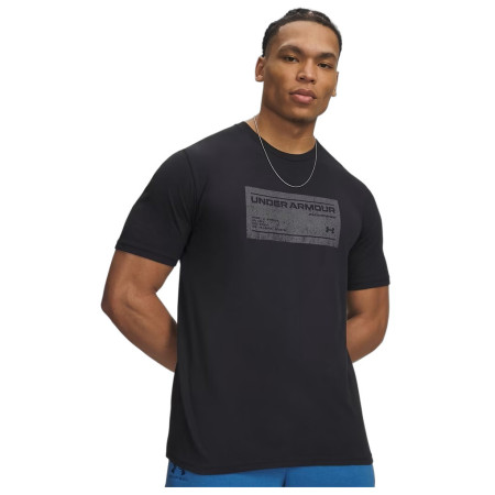 T-shirt homme Under Armour UA M Box WM Label SS noir Black