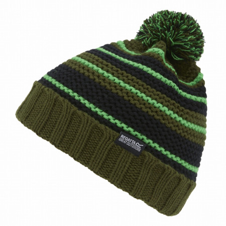 Bonnet enfant Regatta Davin Hat VI vert / noir Dark Khaki