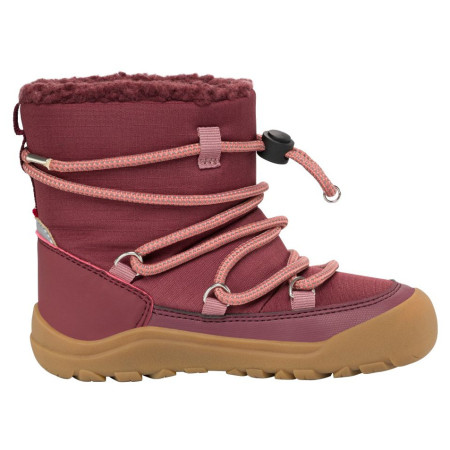 Bottes d'hiver enfant Viking Outdoor Footwear Birch Barefoot Warm WP Pull-on Wine
