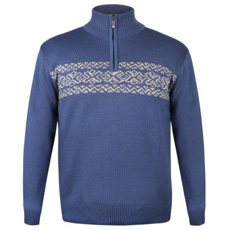 Chandail homme Kama 4069 bleu clair light blue