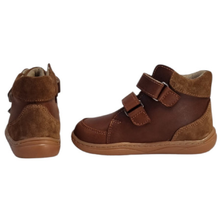 Chaussures barefoot pour enfant beBare 3602SA Tan