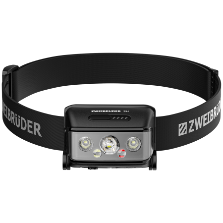 Lampe frontale Zweibrüder ZB-3H noir Black
