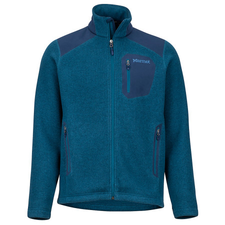 Chandail homme Marmot Wrangell Jacket bleu foncé Denim/DarkIndigo