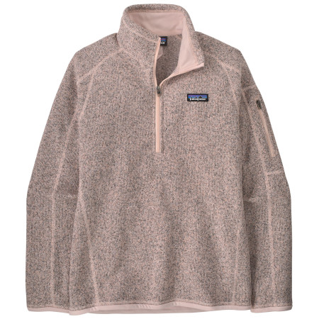 Sweat-shirt femme Patagonia Better Sweater 1/4 Zip rose Pink Frost