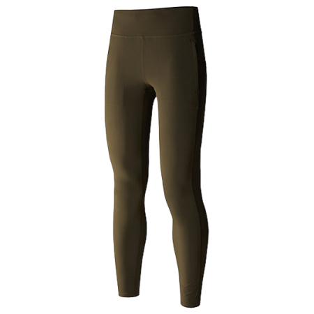 Leggings femmes The North Face W Bridgeway Hybrid Tight green NEW TAUPE GREEN