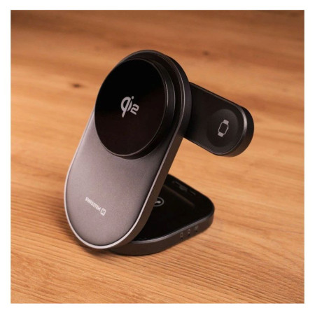Chargeur sans fil Swissten MagBase 3-in-1