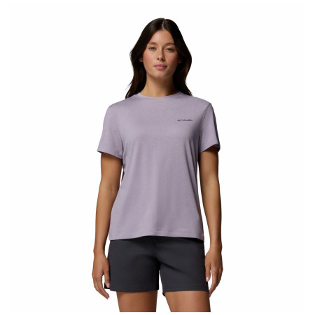 T-shirt femme Columbia Parsons Point™ SS Logo Tee violet Lavender Pearl Heather