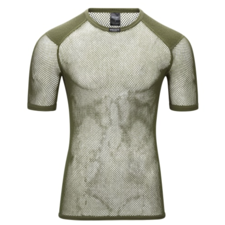 T-shirt homme Brynje of Norway Tactical Wool Thermo T-Shirt w/inlay vert Olive Green