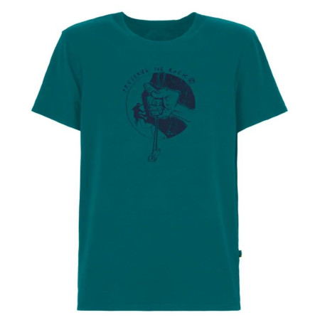 T-shirt homme E9 70S Men's bleu Light Petrol