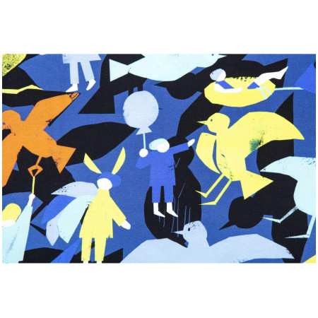 T-shirt enfant Wouki Bara Super blue