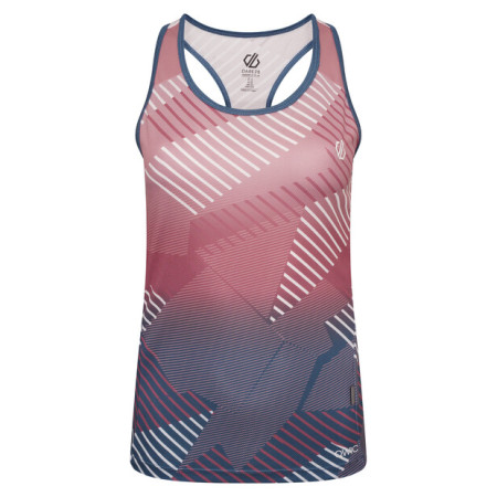 Débardeur vélo femme Dare 2b AEP Prompt Vest rose / bleu PwdrPnkEmpow