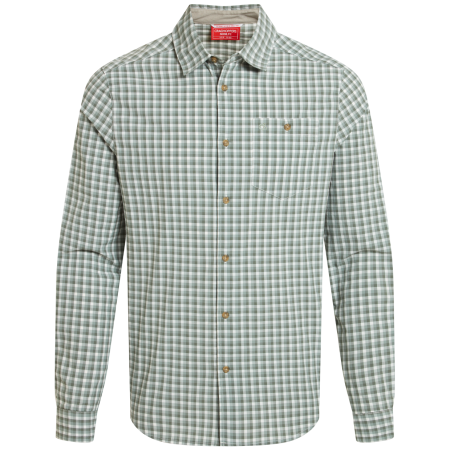 Chemise Craghoppers NosiLife Nuoro Check Long Sleeved Shirt vert clair LcnGrn/EcChk