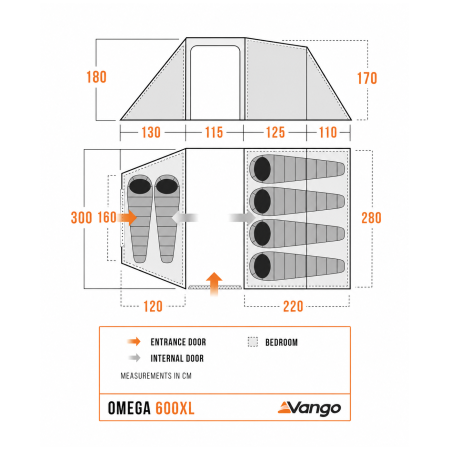Tente Vango Omega 600XL