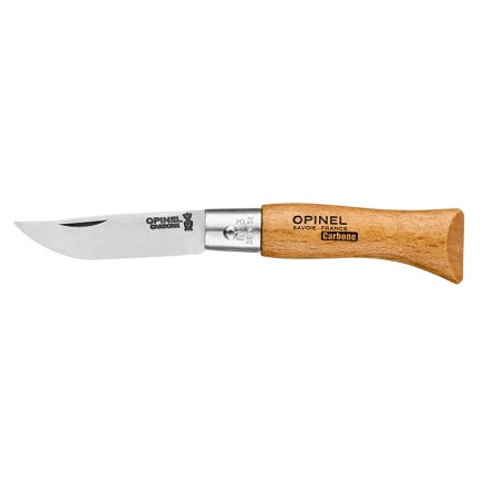 couteau pliant Opinel N°03 Carbon natural