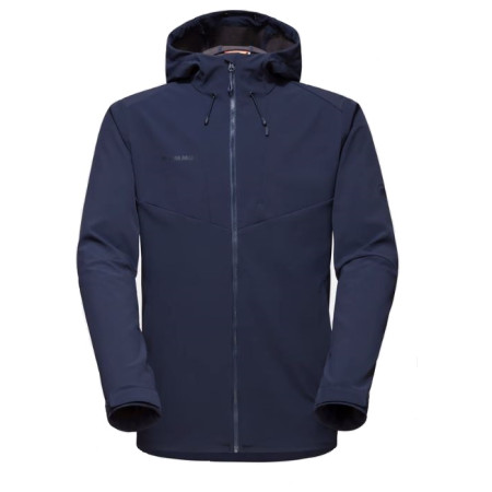 Veste homme Mammut Sapuen SO Hooded Jacket Men bleue marine
