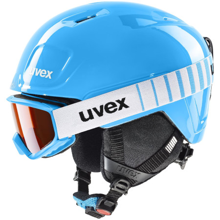 Casque de ski enfant Uvex Heyya Set bleu clair blue