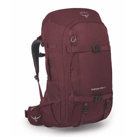 Sac à dos femme randonnée Osprey Fairview Trek 50 rouge zircon red