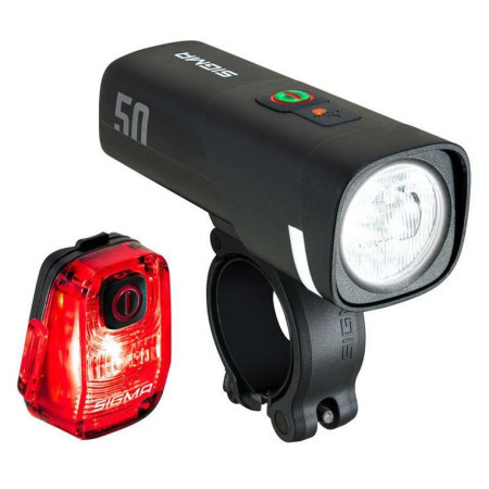 Set de lumières Sigma Aura 50 + Hiro 10 noir black