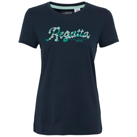 T-shirt femme Regatta Fingal Stretch bleu foncé Navy