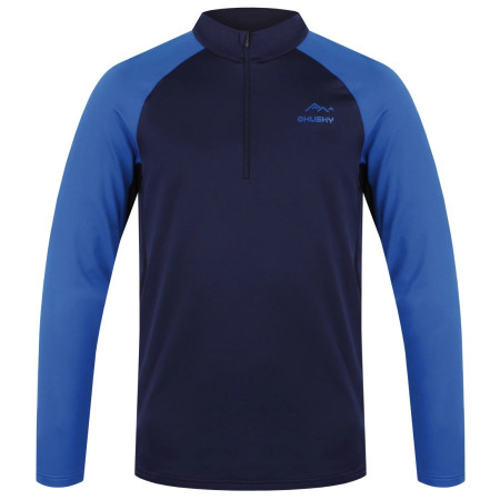 T-shirt fonctionnel homme Husky Tromi zip M bleu foncé dark blue