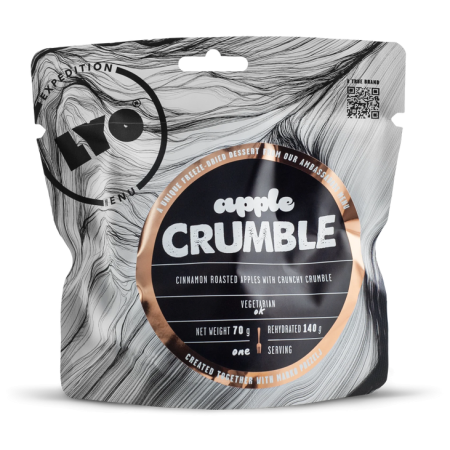 Repas déshydraté Lyo food Tarte crumble aux pommes