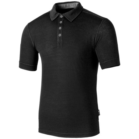 T-shirt homme Zulu Merino 160 Polo vert black