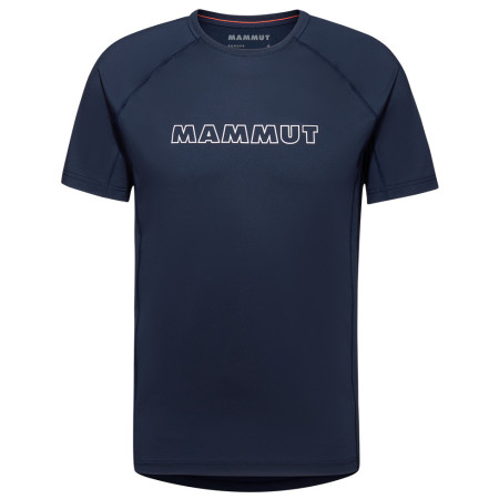 T-shirt homme Mammut Selun FL T-Shirt Men Logo bleue Deep Ice