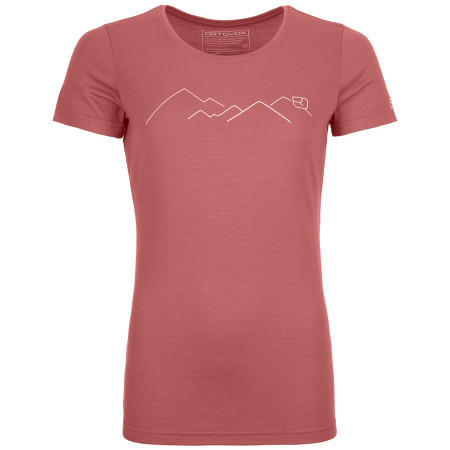 T-shirt femme Ortovox Merino Mountain Ts W rose blush