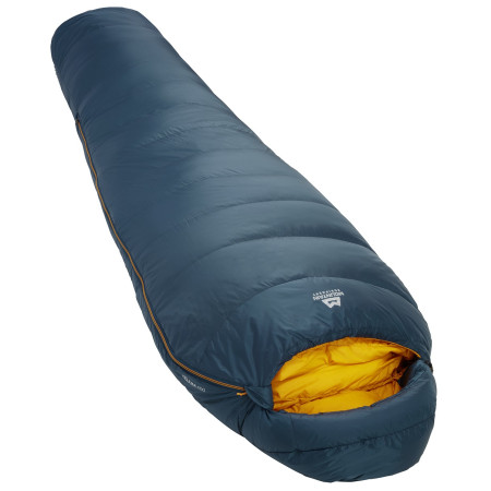 Sac de couchage en plumes Mountain Equipment Helium 400 Long bleue Majolica Blue