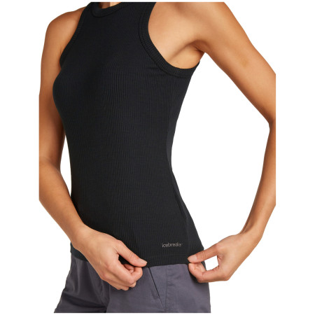 Top femme Icebreaker W Mer Rib Lotus Tank