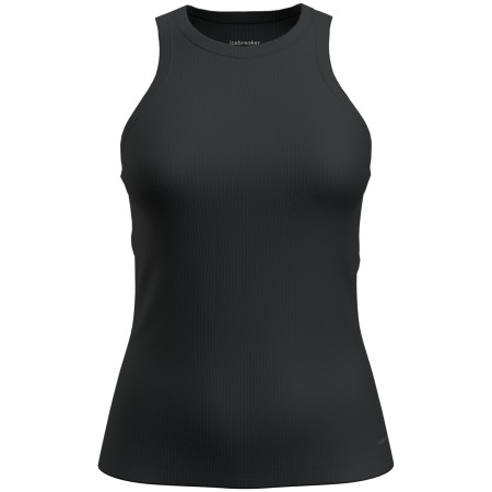 Top femme Icebreaker W Mer Rib Lotus Tank noir Black