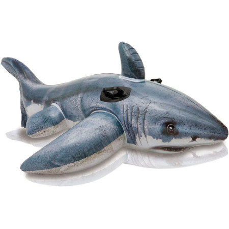 Requin gonflable Intex White Shark RideOn 57525NP girs