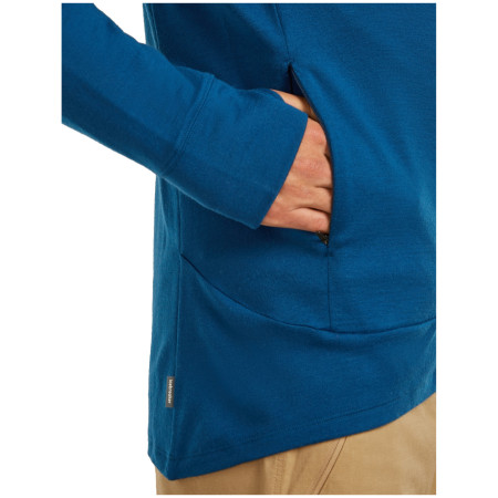 Sweatshirt fonctionnel homme Icebreaker M Mer 260 Quantum IV LS Zip Hoodie