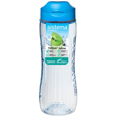 Bouteille Sistema Tritan Active Bottle 800ml bleue Blue
